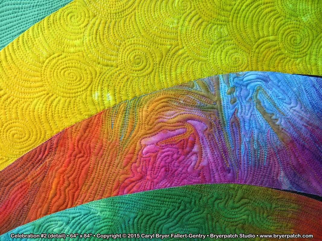 Celebration 2 © 2015, Fine Art Quilt by Caryl Bryer FallertGentry