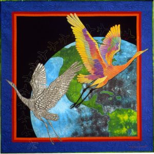 Farewell to the Silver Bird 48" x 48" Copyright © 1997 Caryl Bryer Fallert www.bryerpatch.com)