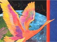 Farewell to the Silver Bird 48" x 48" detail Copyright © 1997 Caryl Bryer Fallert www.bryerpatch.com