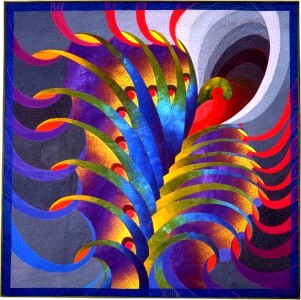 Feather Study #9, copyright &copy; 1999 Caryl Bryer Fallert