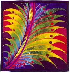 Feather Study #9, copyright &copy; 1999 Caryl Bryer Fallert