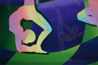 Checks & Balances #1 (detail): 65 x 93  Copyright &copy; 2010 Caryl Bryer Fallert  Bryerpatch Studio  www.bryerpatch com