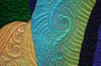 Checks & Balances #1 (detail): 65 x 93  Copyright &copy; 2010 Caryl Bryer Fallert  Bryerpatch Studio  www.bryerpatch com