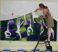 Caryl Bryer Fallert piecing original design for Checks & Balances #1