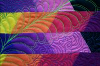 Illusion #41(detail) •  21.5” x 28.5” •  Copyright © Caryl Bryer Fallert  •  Bryerpatch Studio  •  wwww.bryerpatch.com